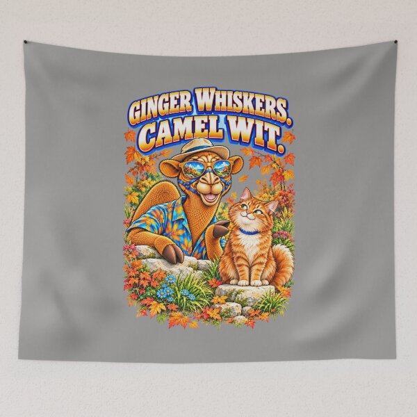 Item preview, Ginger Whiskers. Camel Wit – Funny Camel T-Shirt Animal Graphic Camel T-Shirt designed and sold by Camel & Quirk.