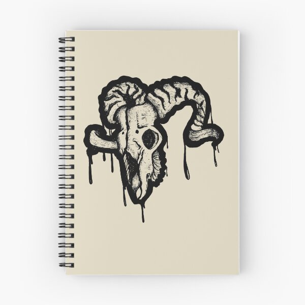 Item preview, Ram Skull | Dark Gothic Horned Art | Tattoo Style Illustration designed and sold by Half Mess.