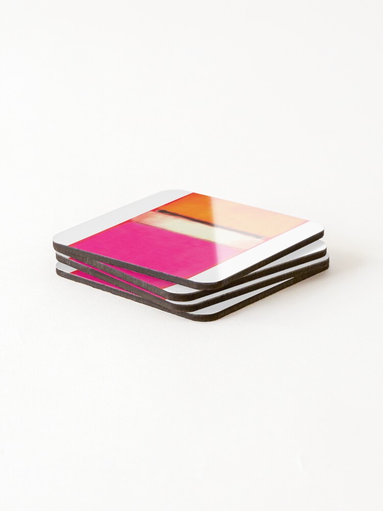 Thumbnail 4 of 5, Coasters (Set of 4), Mark Rothko abstract art - Mark Rothko paintings - Mark Rothko artwork - Mark Rothko artist - Mark Rothko modern art designed and sold by Rohyadalim.
