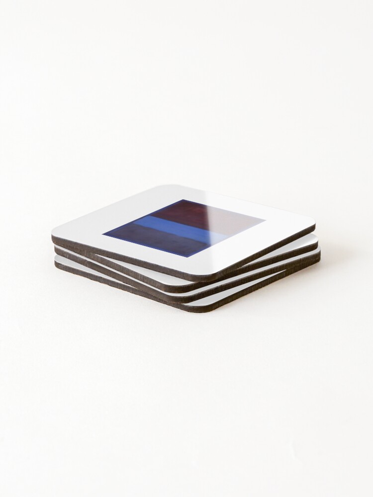Thumbnail 4 of 5, Coasters (Set of 4), Mark Rothko abstract art - Mark Rothko paintings - Mark Rothko artwork - Mark Rothko artist - Mark Rothko modern art designed and sold by Rohyadalim.