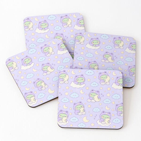 Item preview, Kawaii Frog Sleepy Moon Hoodie Pattern designed and sold by Soft Berry Studio.