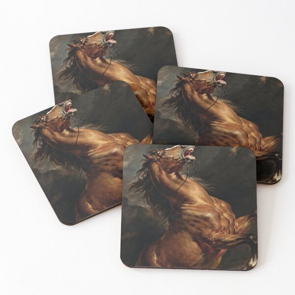 Item preview, Dramatic Horse Portrait in Dark Mood designed and sold by KAMOCHI Art.