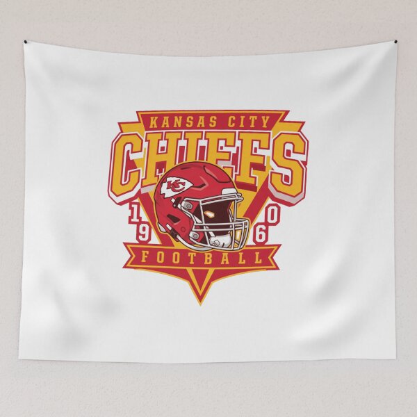 Item preview, Kansas City Chiefs 1960 Vintage Football Helmet designed and sold by YoshDWolf.