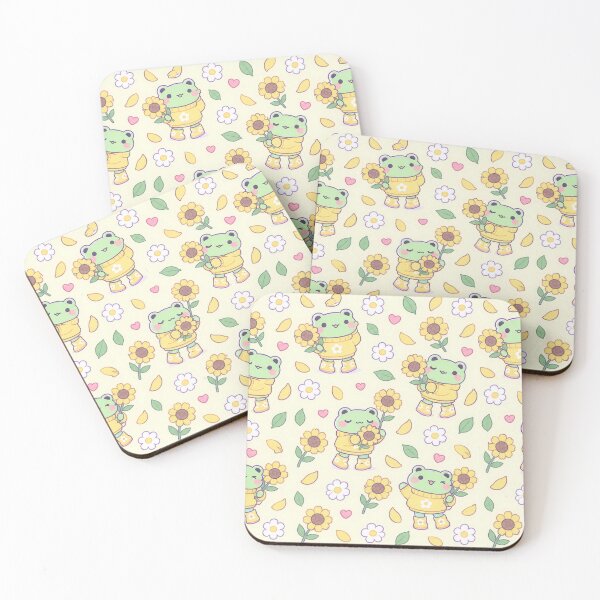 Item preview, Kawaii Frog Sunflower Boots Pattern designed and sold by Soft Berry Studio.