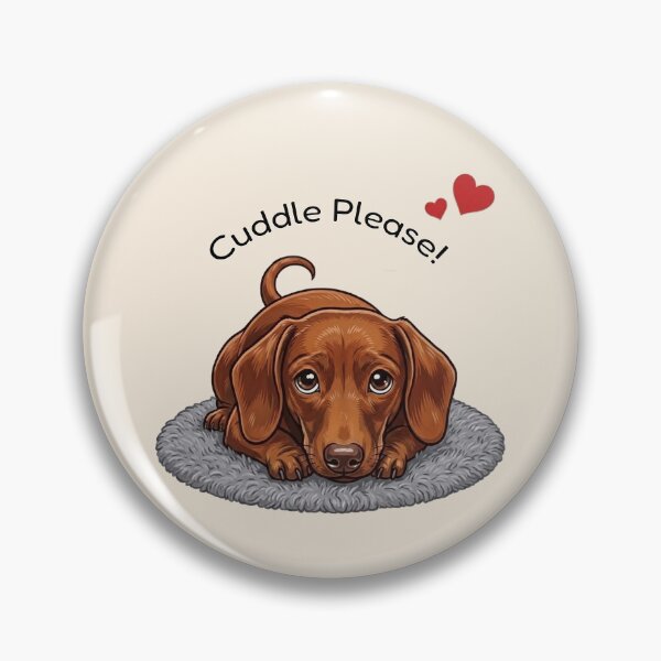Item preview, Sausage Dog Cuddle Please designed and sold by The-NOKU-Co.