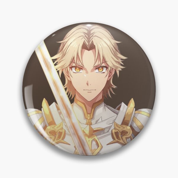 Item preview, Anime Holy Knight Paladin with Glowing Sword designed and sold by charmaroundyou.