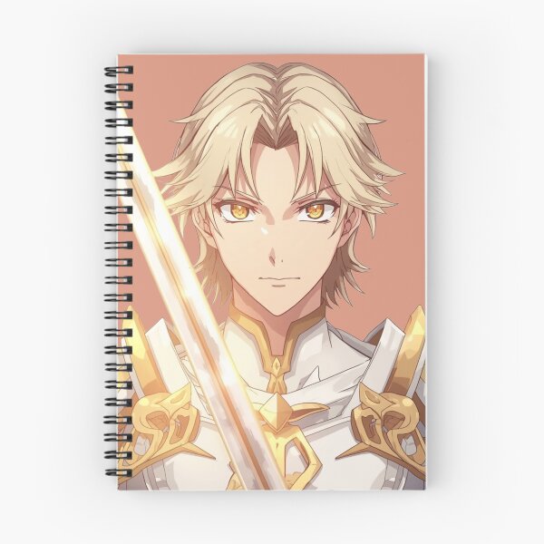 Item preview, Anime Holy Knight Paladin with Glowing Sword designed and sold by charmaroundyou.
