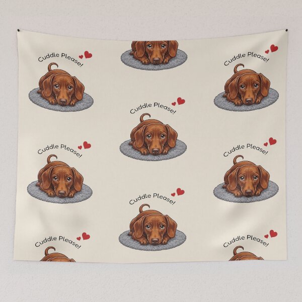 Item preview, Sausage Dog Cuddle Please designed and sold by The-NOKU-Co.