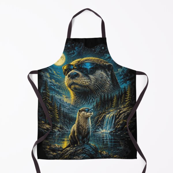Item preview, Otter with sunglasses 90s wildlife designed and sold by aponwao.