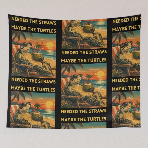 Item preview, Maybe the Turtles Needed the Straws designed and sold by tellia-kallisto.