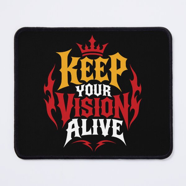 Item preview, Keep Your Vision Alive Motivational Mindset Typography T-Shirt designed and sold by rejowan-arts.