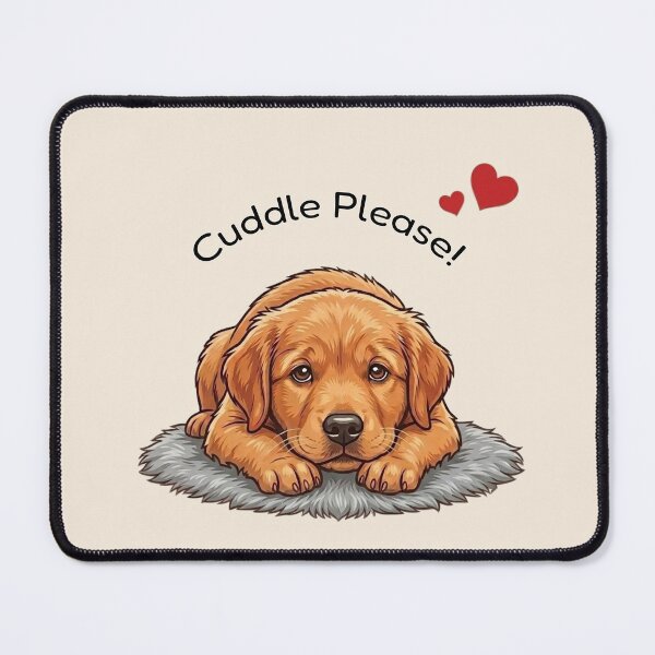 Item preview, Cute Golden Retriever Cuddle Please designed and sold by The-NOKU-Co.