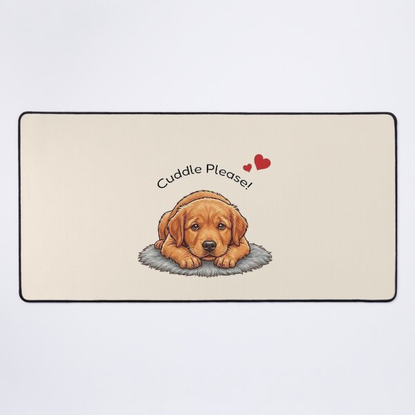 Item preview, Cute Golden Retriever Cuddle Please designed and sold by The-NOKU-Co.