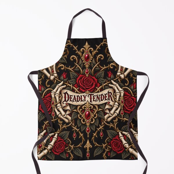 Item preview, Deadly Tender Gothic Skeleton Hand & Roses Design designed and sold by MetaModel Editions.