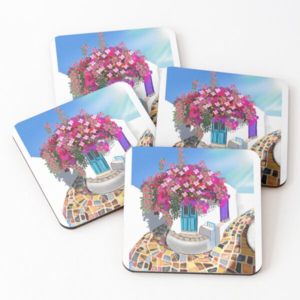 Item preview, Colorful Mosaic Alley designed and sold by Cobalt & Stone Art.