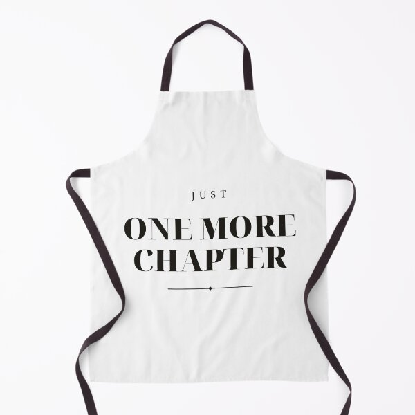 Item preview, Just One More Chapter — Book Lover Typography (Black) designed and sold by WellReadThreadz.