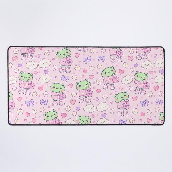 Item preview, Kawaii Frog Heart Rain Boots Pattern designed and sold by Soft Berry Studio.