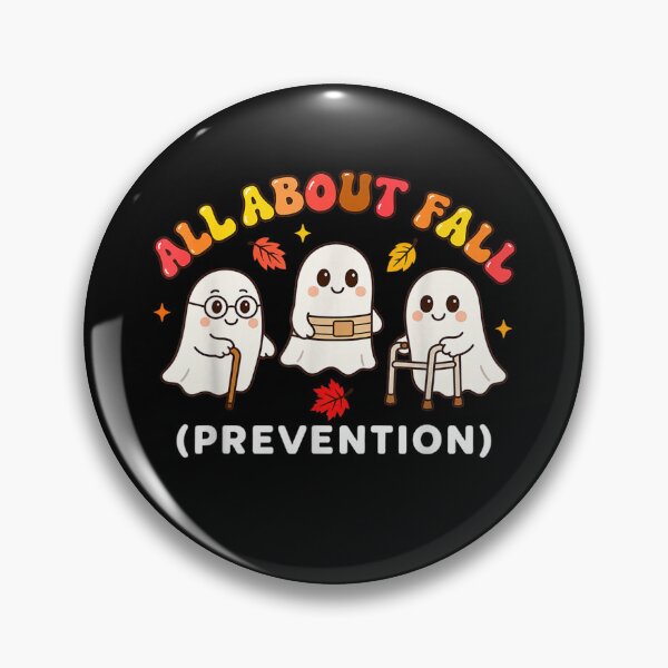 Item preview, All About Fall Prevention Funny Ghost Fall Halloween Season designed and sold by PonyRoniku.