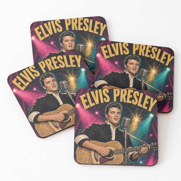 Item preview, Elvis Presley Heartbreak Hotel 1956 Retro Concert Poster designed and sold by ElvisVintagePosters.