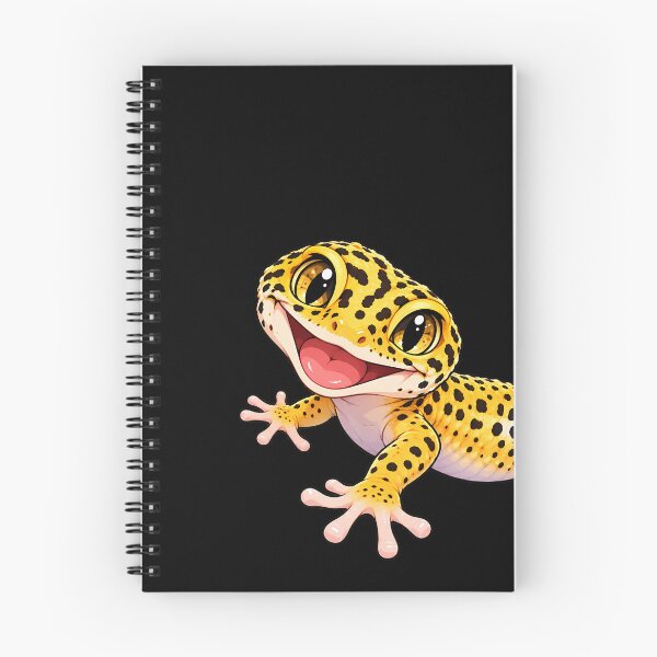 Item preview, Cute Leopard Gecko – Happy Yellow Spotted Reptile designed and sold by AnnSign.