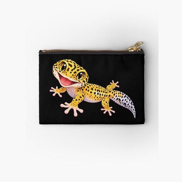 Item preview, Cute Leopard Gecko – Happy Yellow Spotted Reptile designed and sold by AnnSign.