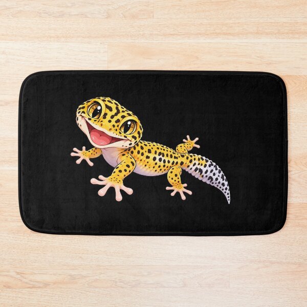 Item preview, Cute Leopard Gecko – Happy Yellow Spotted Reptile designed and sold by AnnSign.