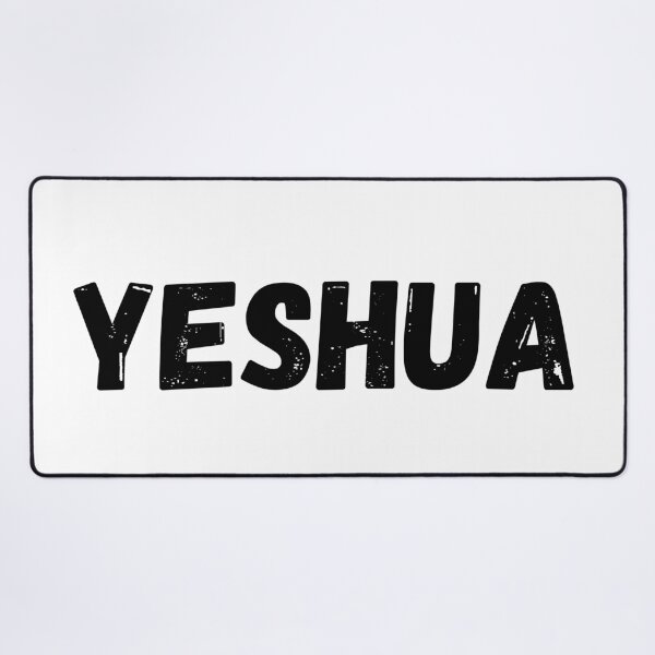 Item preview, Yeshua Minimalist Christian Hebrew Name Jesus Bold Typography designed and sold by LensDyn™.