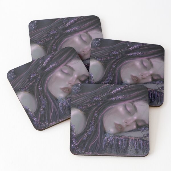 Item preview, Stillness Fine Art Ethereal Sleeping Woman Portrait designed and sold by Florafaunaflow.