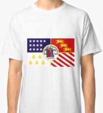 Flag of Detroit (1976–2000) | United States Classic T-Shirt