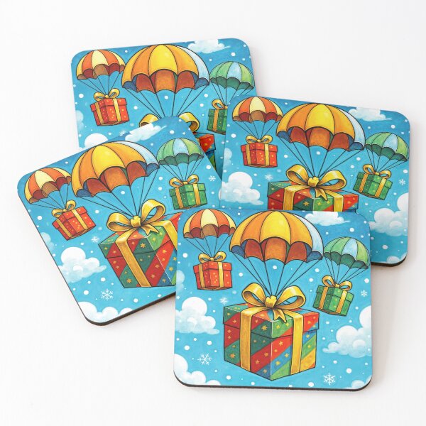 Item preview, Christmas Gifts with Parachutes designed and sold by Maria Dryfhout.