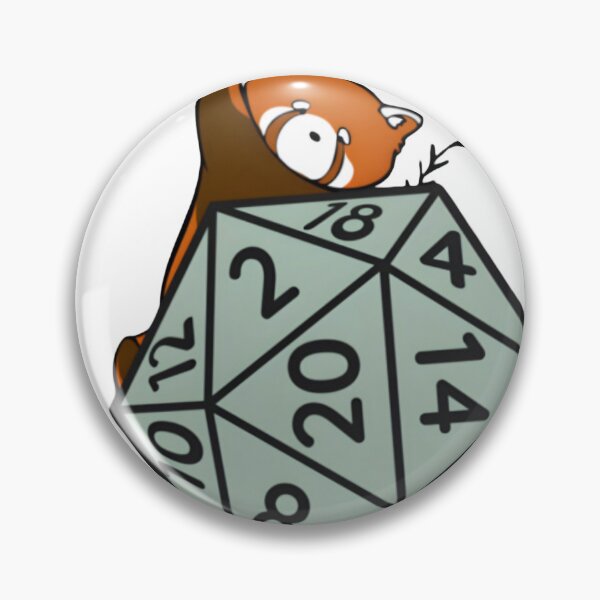 Item preview, Cute Red Panda D20 Dice Tabletop designed and sold by Natkyshoraka.
