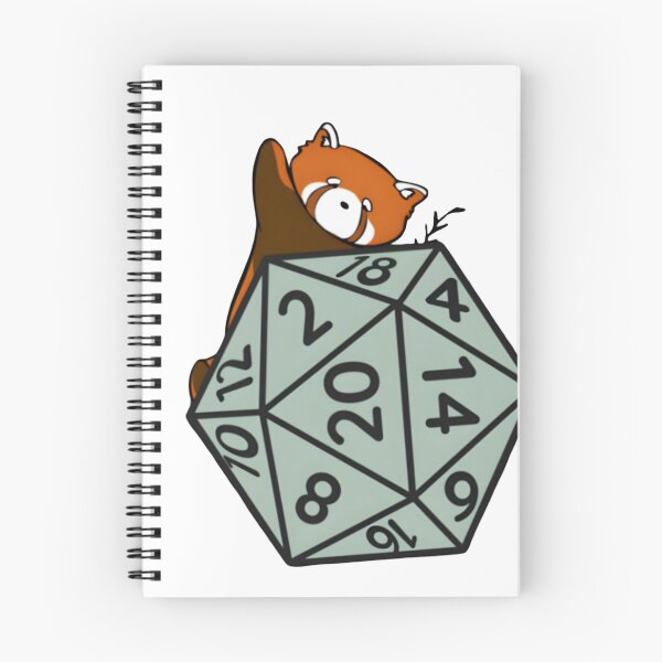 Item preview, Cute Red Panda D20 Dice Tabletop designed and sold by Natkyshoraka.