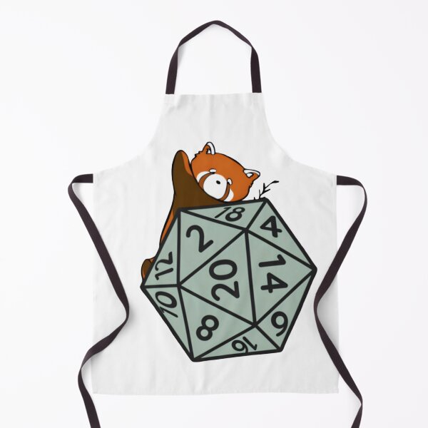 Item preview, Cute Red Panda D20 Dice Tabletop designed and sold by Natkyshoraka.