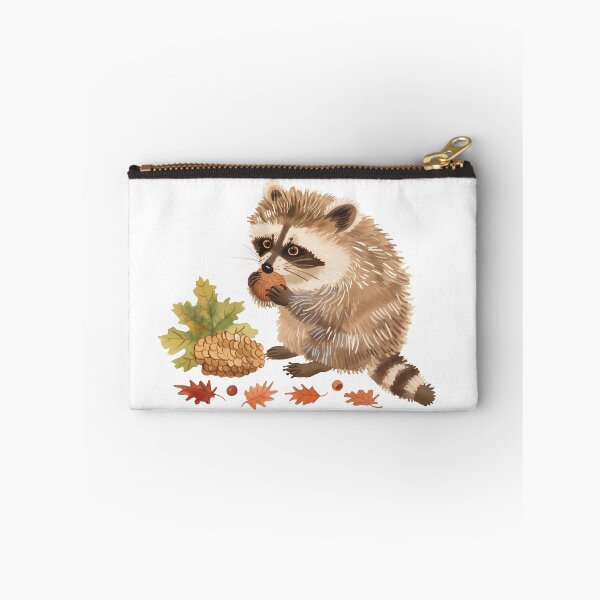 Item preview, Raccoon Eating Nuts, Autumn Raccoon designed and sold by xiao xuans.