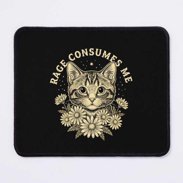 Item preview, Rage Consumes Me Funny Vintage Kitten designed and sold by Byhergawaa.