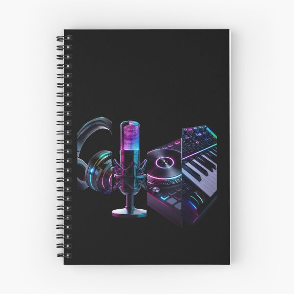 Item preview, Cyberpunk Neon DJ Studio Gear Vertical Panel designed and sold by LazyDayzCo.