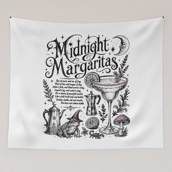 Item preview, Midnight Margaritas Witchy Halloween - Midnight Margaritas - Spooky Margarita - Witch Cocktail designed and sold by dancymantil.