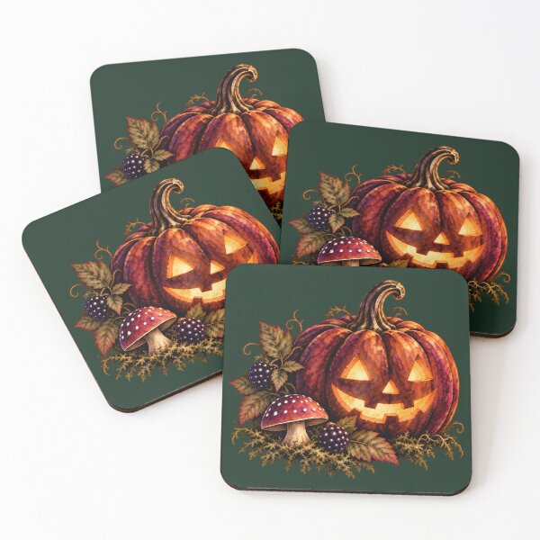 Item preview, Glowing Woodland Jack O’ Lantern designed and sold by Everwood Art Studio.