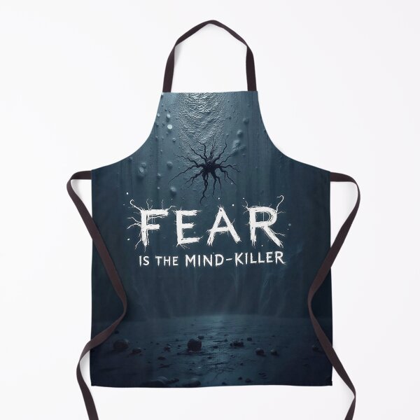 Item preview, Fear Is The Mind-Killer Quote Dark Horror Typography designed and sold by Marcu Ioachim.