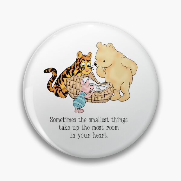 Item preview, Classic Winnie the Pooh New Baby Saying designed and sold by ColorFlowArt.