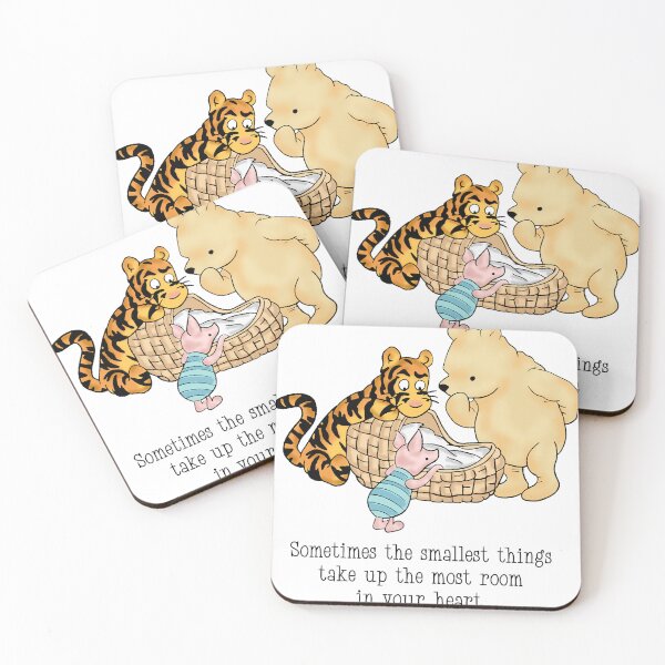 Item preview, Classic Winnie the Pooh New Baby Saying designed and sold by ColorFlowArt.