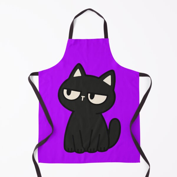 Item preview, Grumpy Black Cat Funny Cute Cat designed and sold by MewMade.