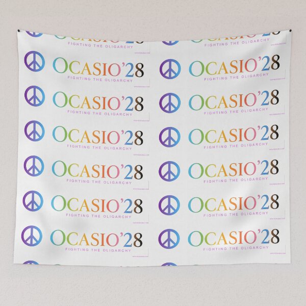 Item preview, AOC Pride 2028 Presidential Election Campaign Art designed and sold by Ocasio28.