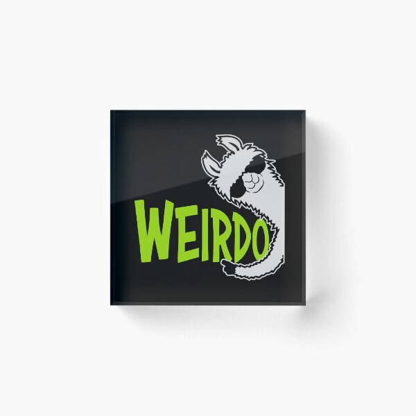 Item preview, Llama Weirdo Sunglasses Funny Weird Quote For Proud Weirdos designed and sold by shirt-o-mat.