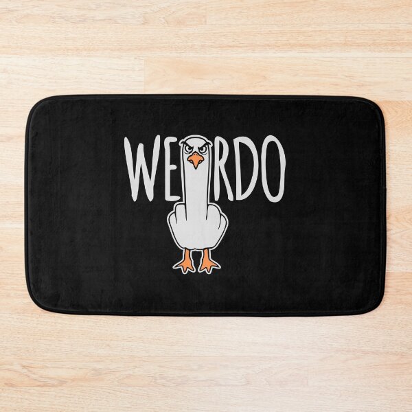 Item preview, Weirdo Seagull Middle Finger Crazy Funny Weird Proud Weirdos designed and sold by shirt-o-mat.