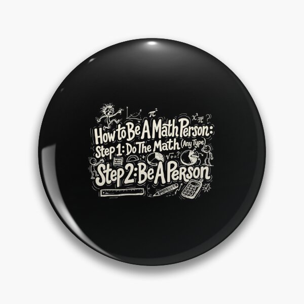 Item preview, How to Be a Math Person Funny Cartoon Math Teacher designed and sold by Redgiant87x.