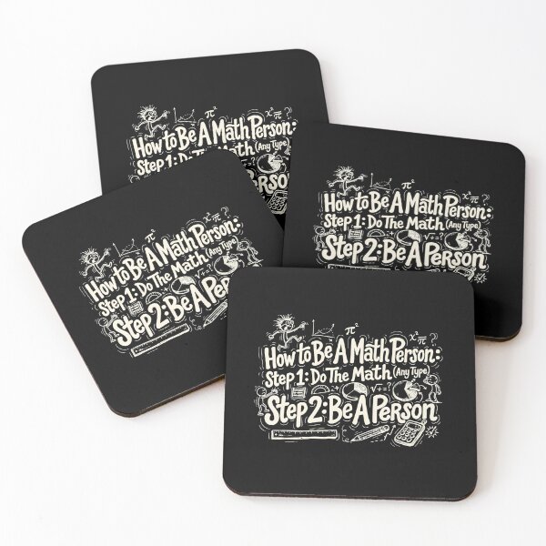 Item preview, How to Be a Math Person Funny Cartoon Math Teacher designed and sold by Redgiant87x.