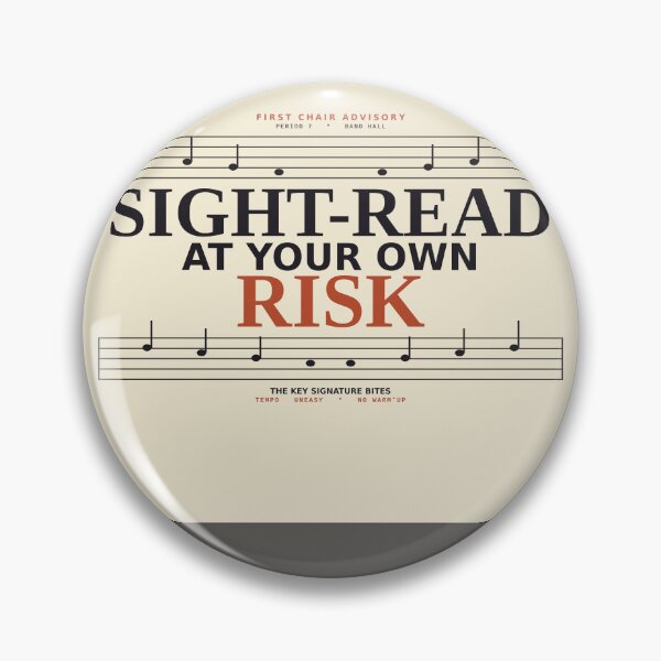 Item preview, Sight-Read At Your Own Risk designed and sold by PhoenixTShirtz.