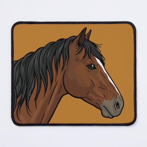 Item preview, The head of the Abyssinian horse with a bay coat designed and sold by Cheval-de-coeur.