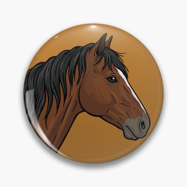 Item preview, The head of the Abyssinian horse with a bay coat designed and sold by Cheval-de-coeur.